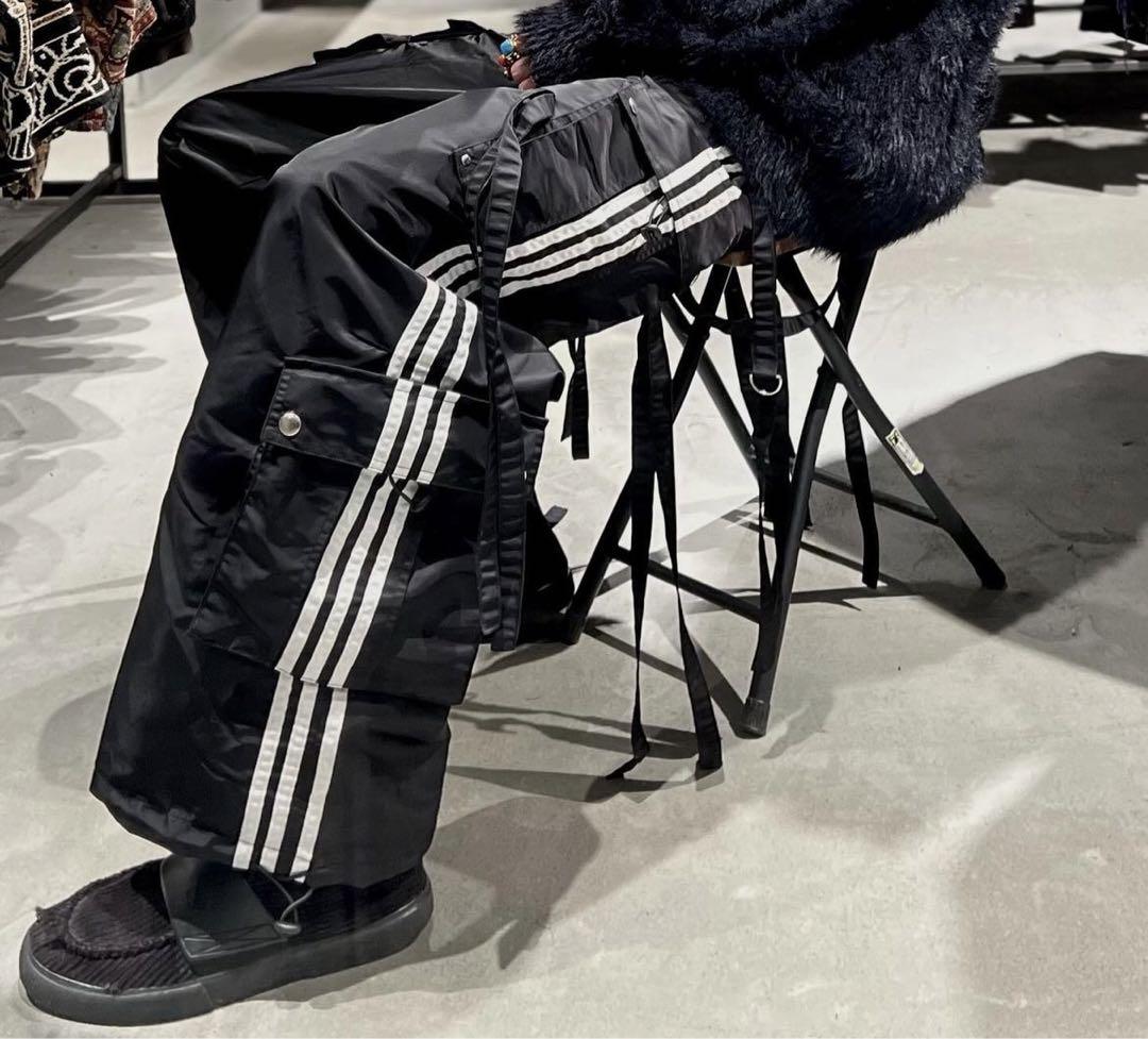 ◇関税込◇*sacai*ナイロンツイル アシンメトリ ミディ スカート