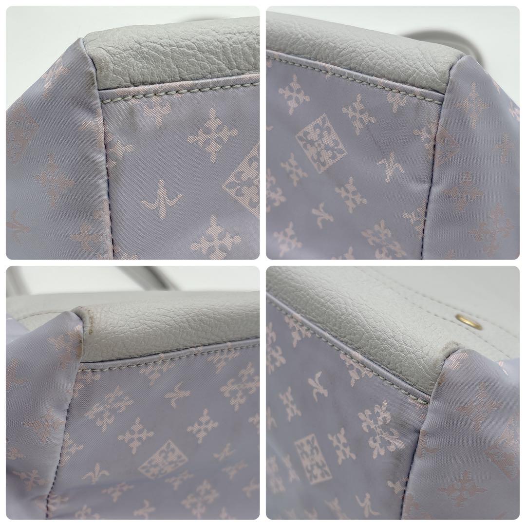 極美品♡ラシット 2wayトートバッグ レザー 総柄 モノグラム