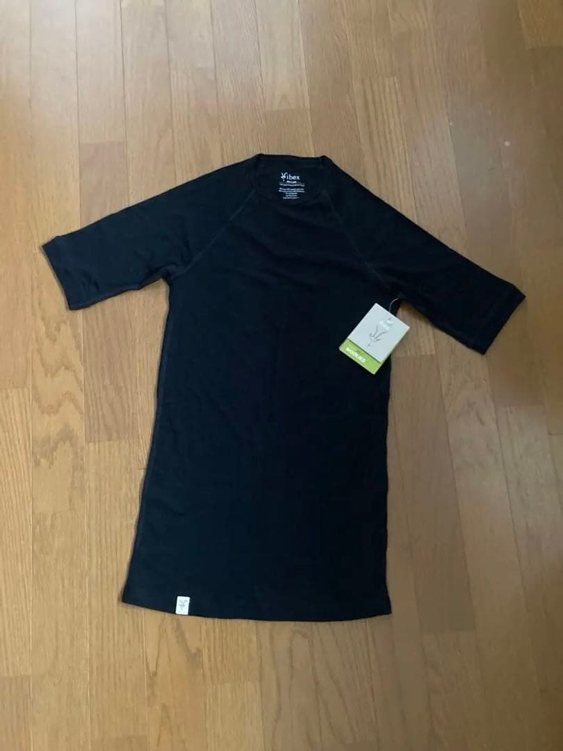 ibex 黒 ショートスリーブL ibex