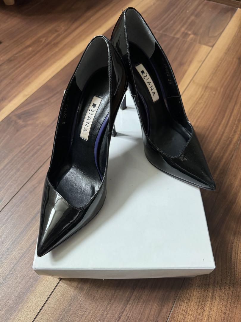 極美品【DIANA】　パンプス DIANA - 【極美品】 DIANA パンプス ポインテッドトゥ クロコ型