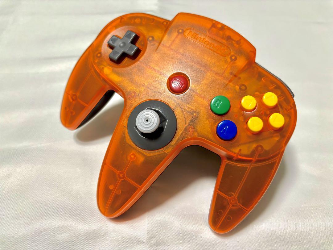 NINTENDO 64 コントローラー クリアオレンジ ダイエー優勝限定