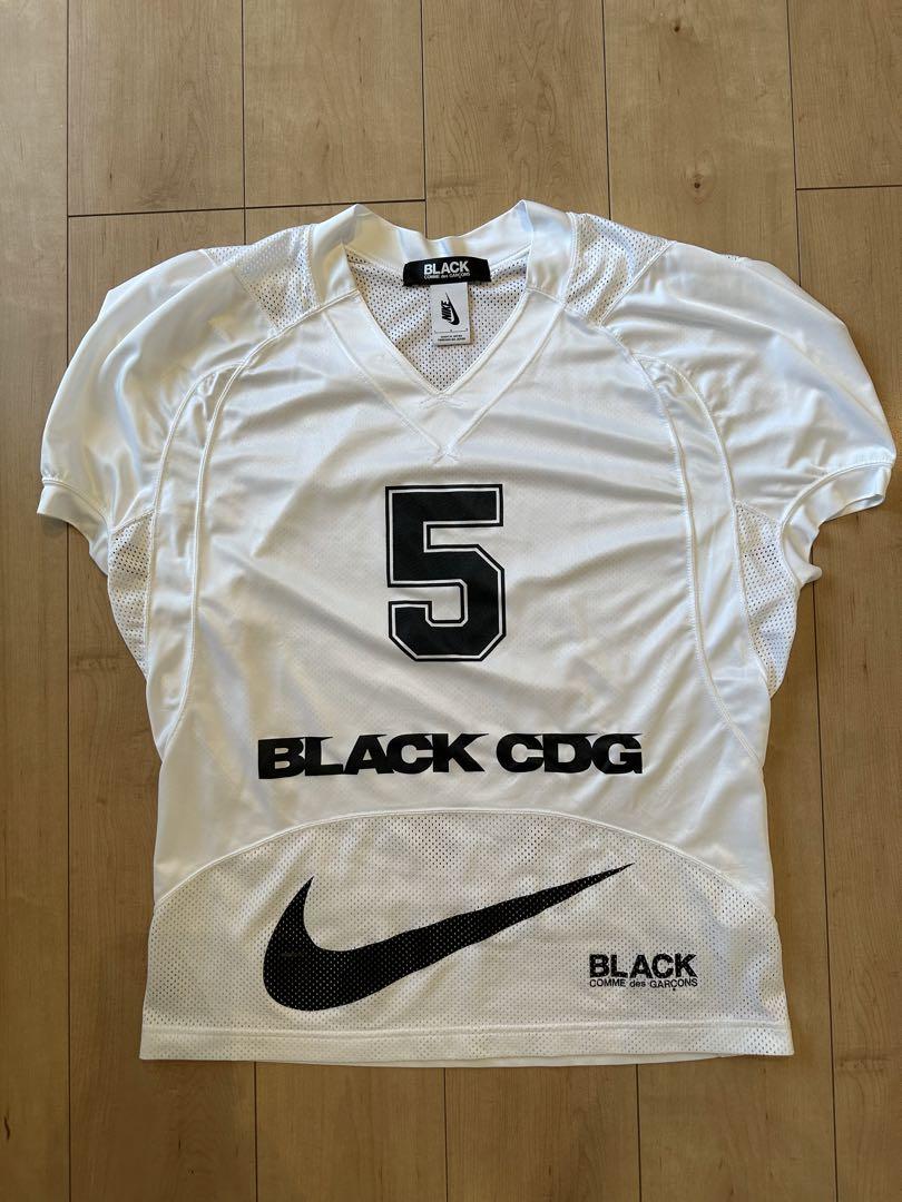 爆売り！ BLACK L アメフトシャツ NIKE x Garçons des Comme シャツ