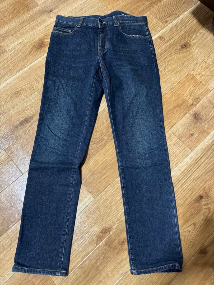 サンローラン D02 M 5K-LW ダークブルー ストレートデニムM・Saint Laurent