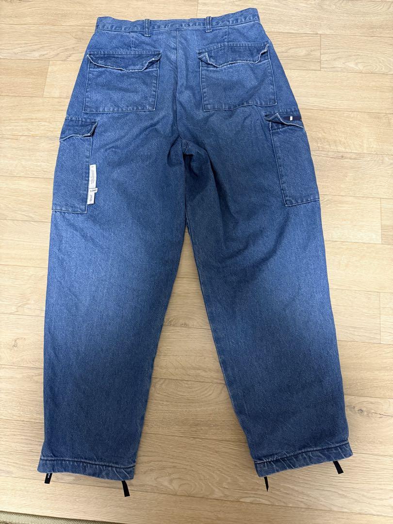 WTAPS カーゴパンツ デニムブルー サイズX 01