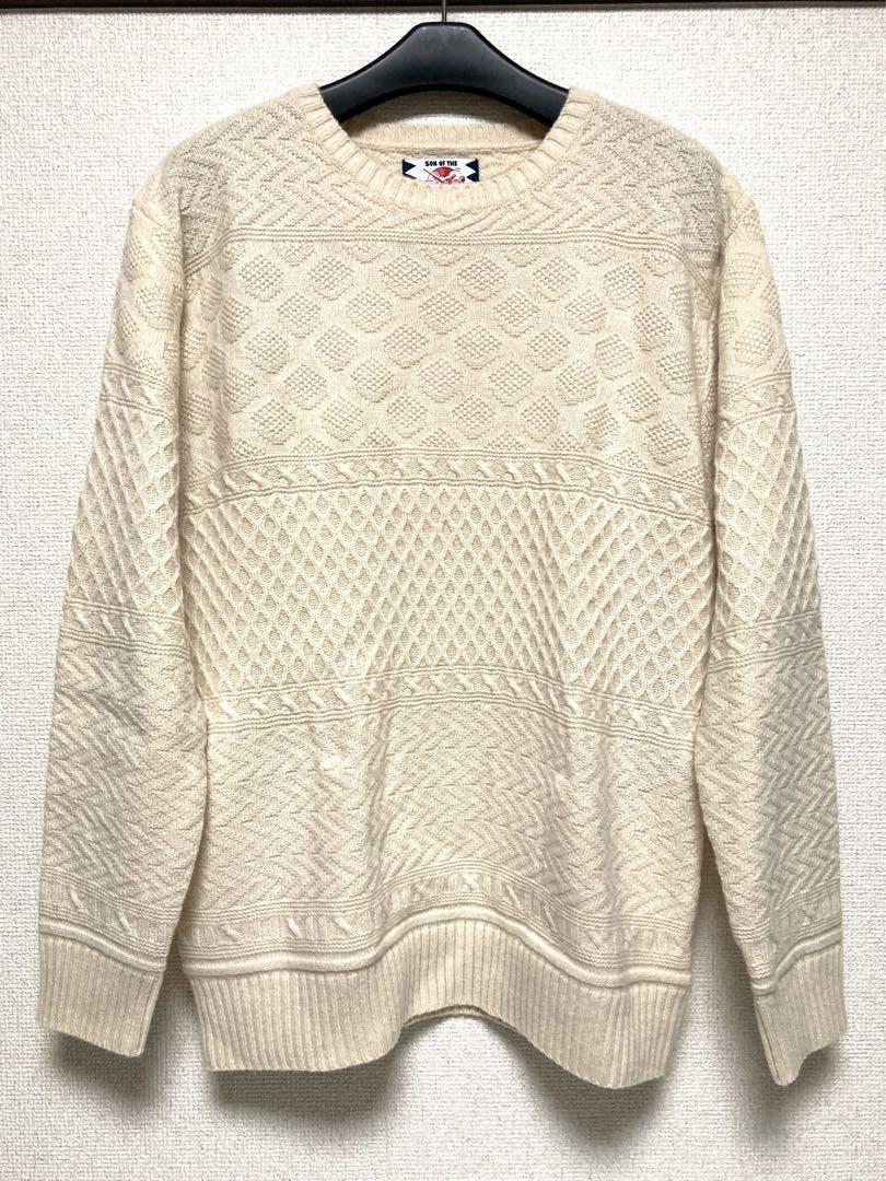 SON OF THE CHEESE ニット セーター L ホワイト White
