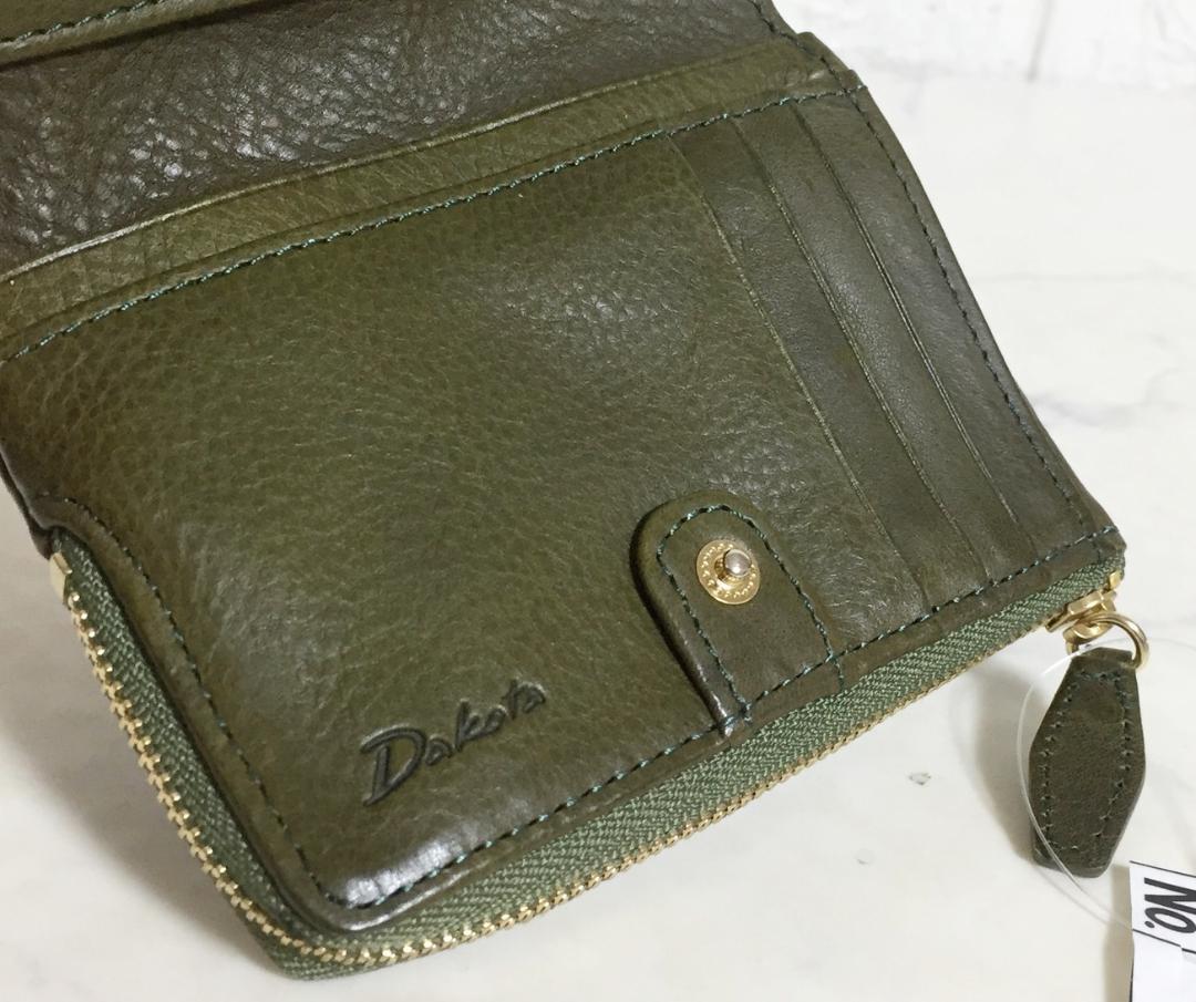 no33546 美品 Dakota ダコタ 本革 レザー 財布 ウォレット