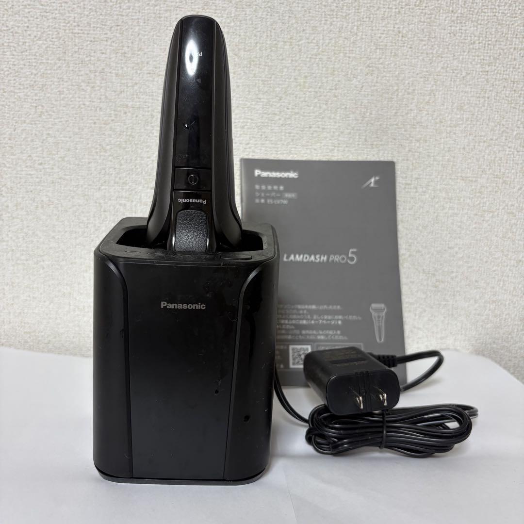 Panasonic ラムダッシュPRO 5枚刃 ES-LV7W-K シェーバー