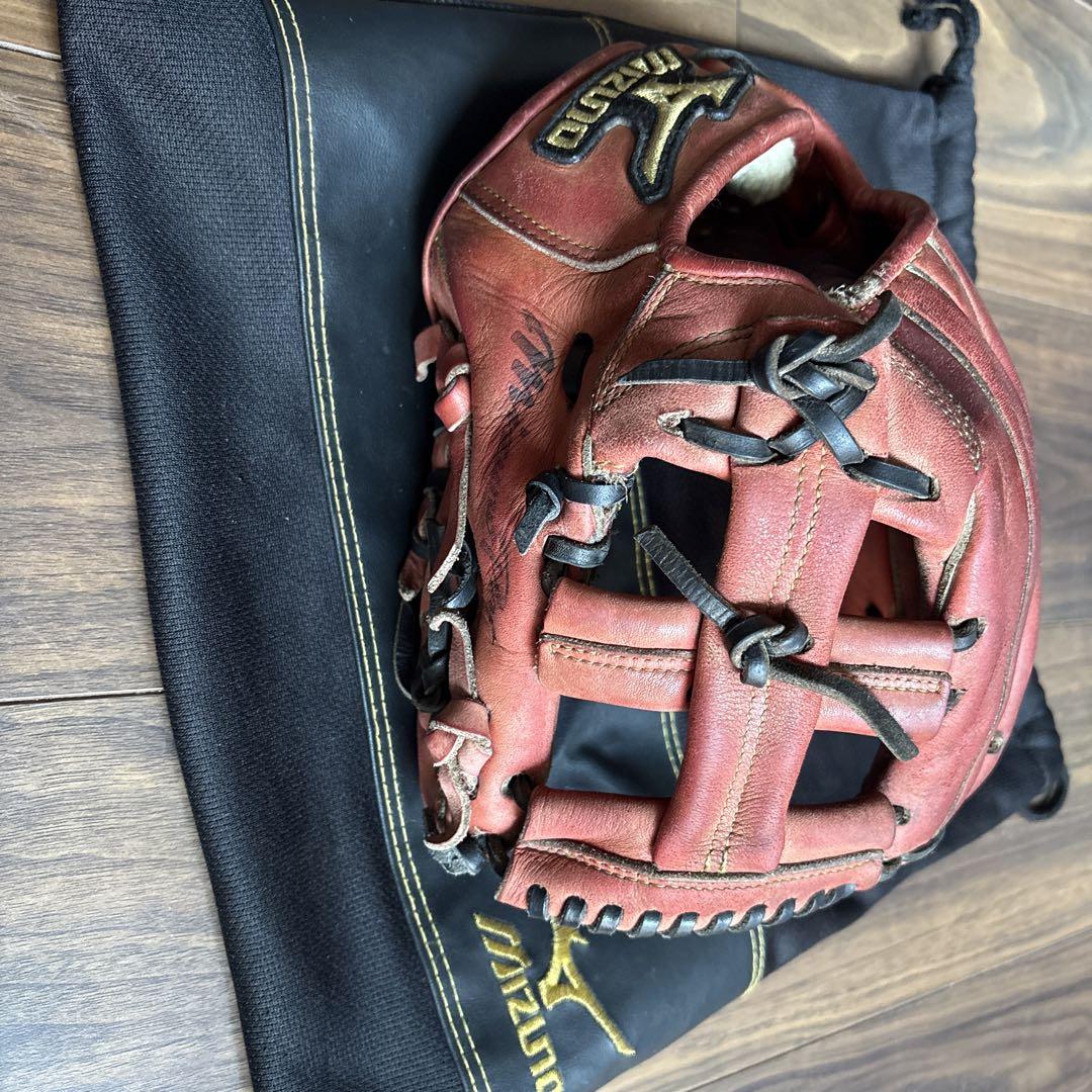 ミズノプロ　内野手用　硬式　グローブ 楽天市場】硬式グローブ / ミズノプロ 内野手 硬式グラブ 右投げ