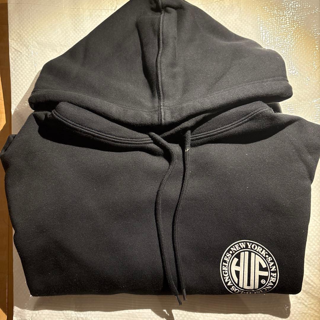 HUF 20周年 ブラック パーカー XXL