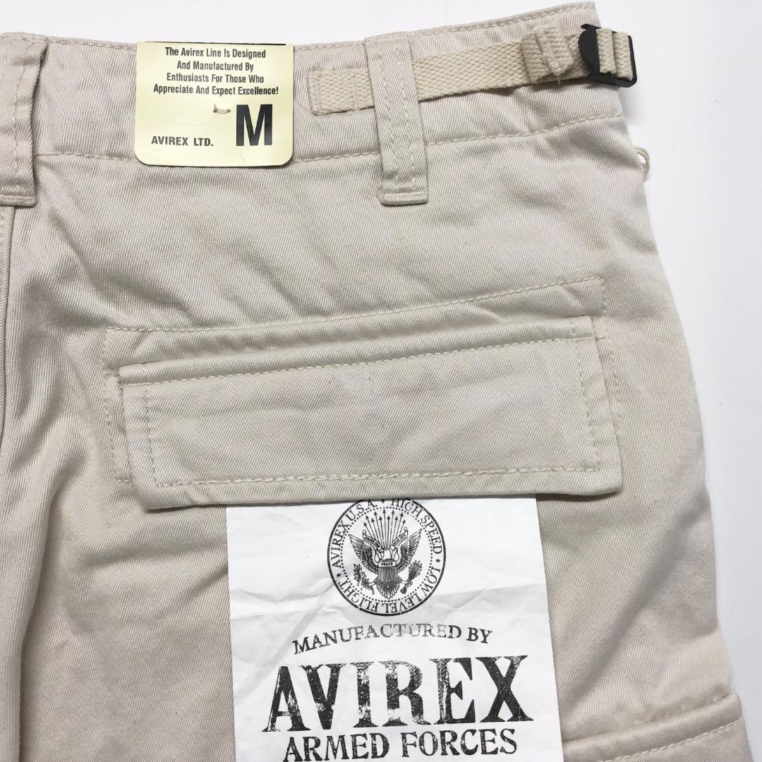 ○★新品未使用　アヴィレックス　ファティーグ　カーゴショートパンツ　M　白