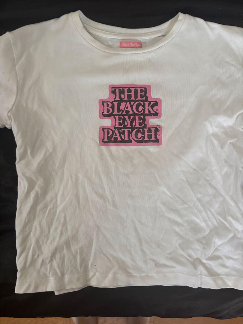 Black Eye Patch 半袖Tシャツ ホワイト