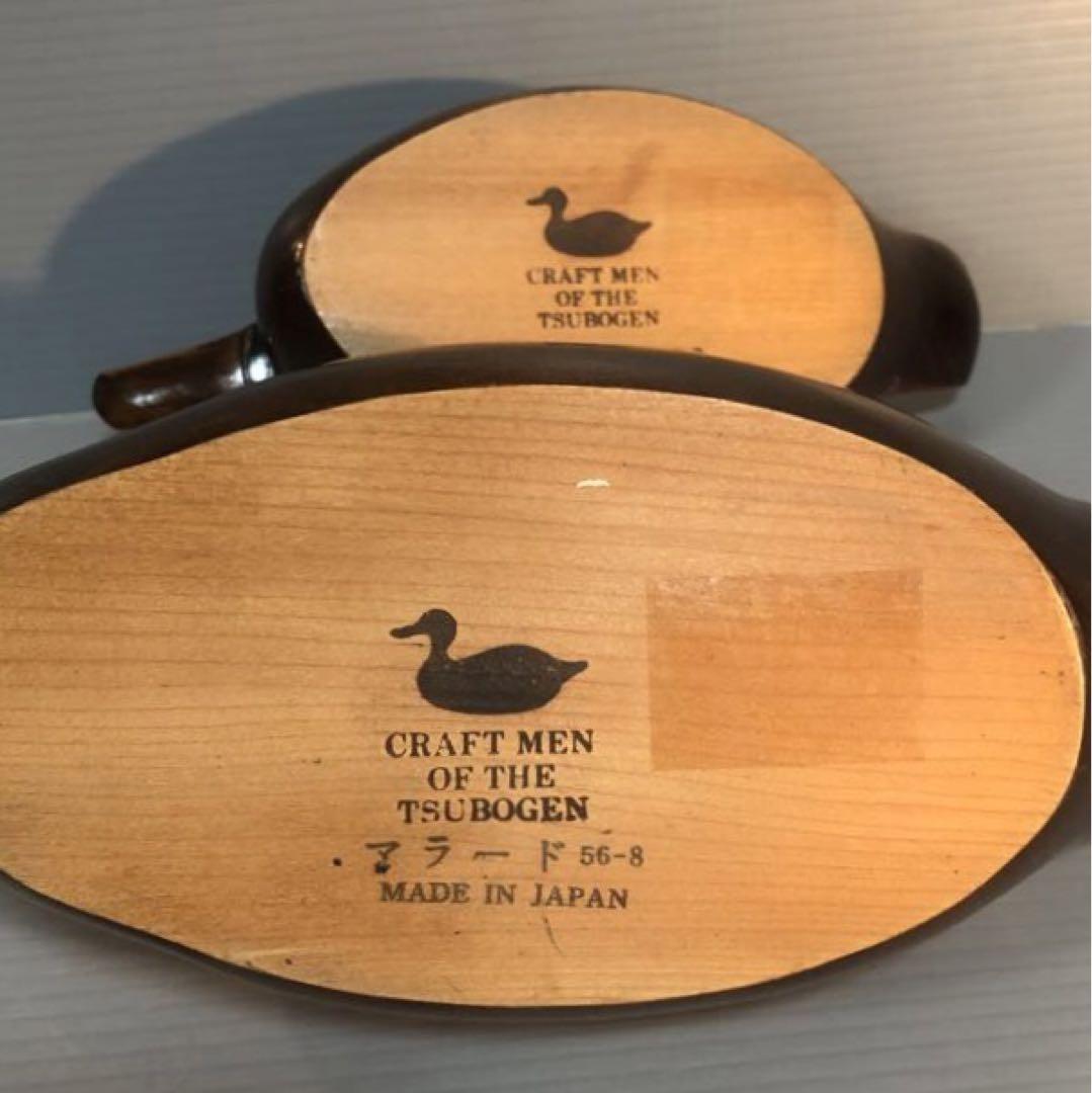 ♦︎TSUBOGEN Wood Decoy ♦︎坪源 デコイ 鴨ペア♦︎