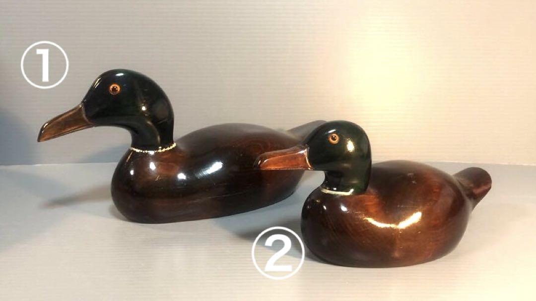 ♦︎TSUBOGEN Wood Decoy ♦︎坪源 デコイ 鴨ペア♦︎