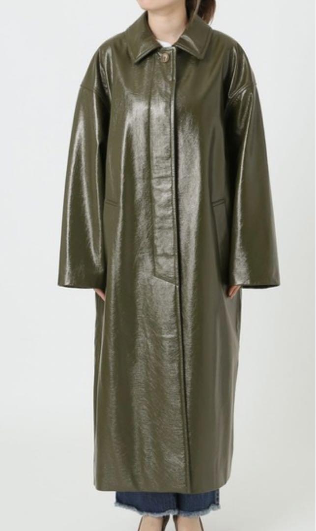 ジャケット・アウター M CITYSHOP FAUX LEATHER COAT
