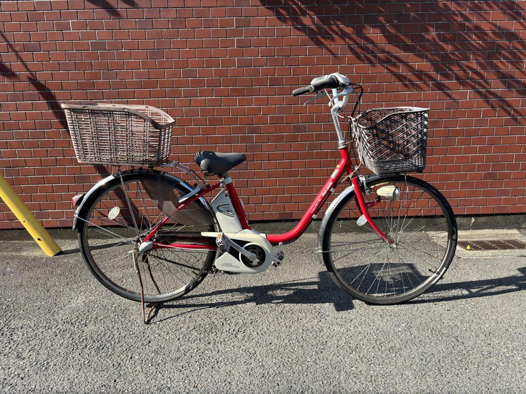 Panasonic パナソニックビビ電動アシスト自転車 赤