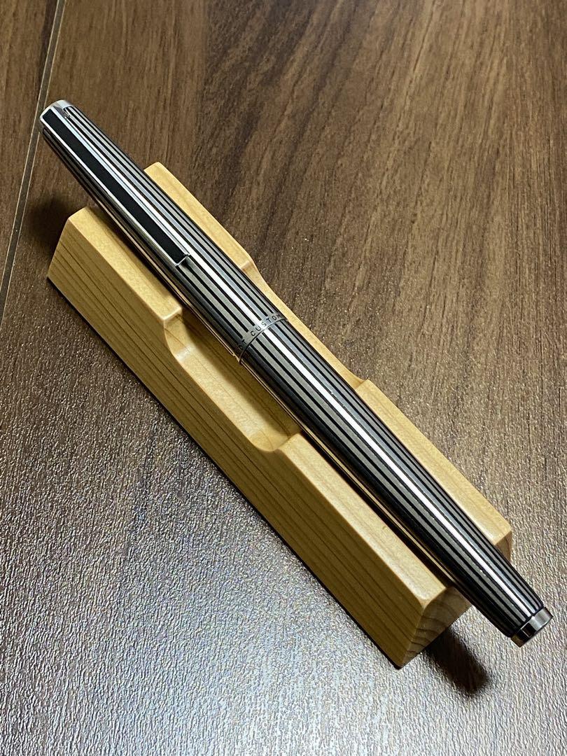 パイロット pilot custom ストライプ蝕刻 万年筆 18K-WG 美品
