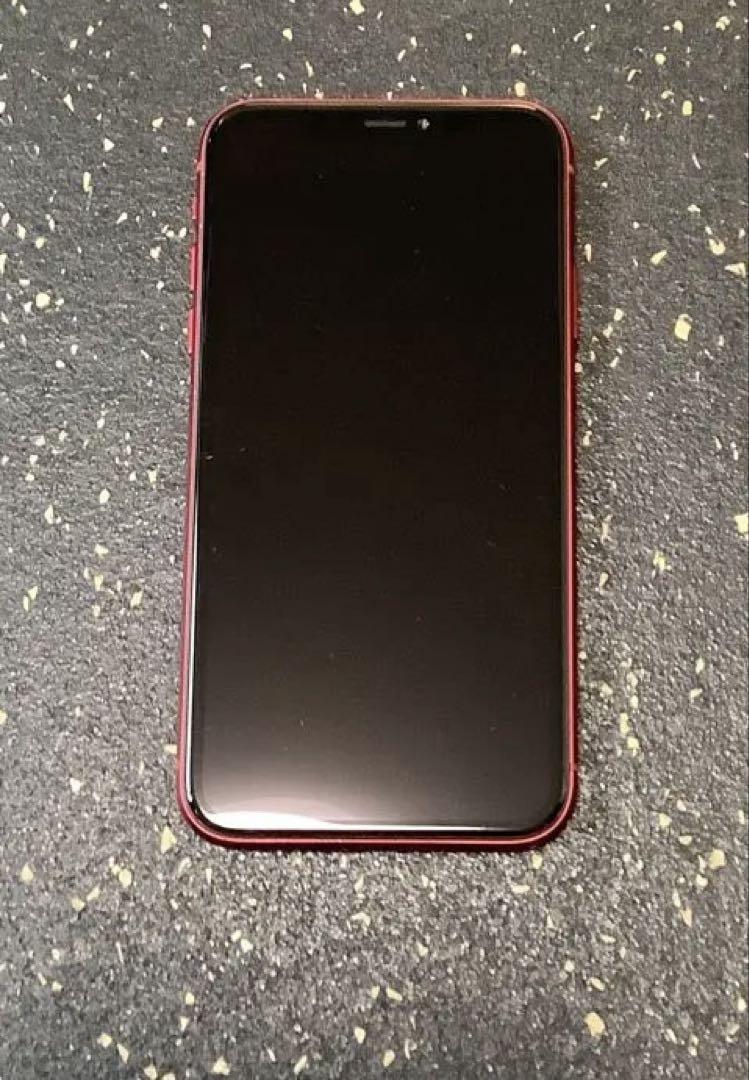 iPhone XR レッド　128GB？　ジャンク