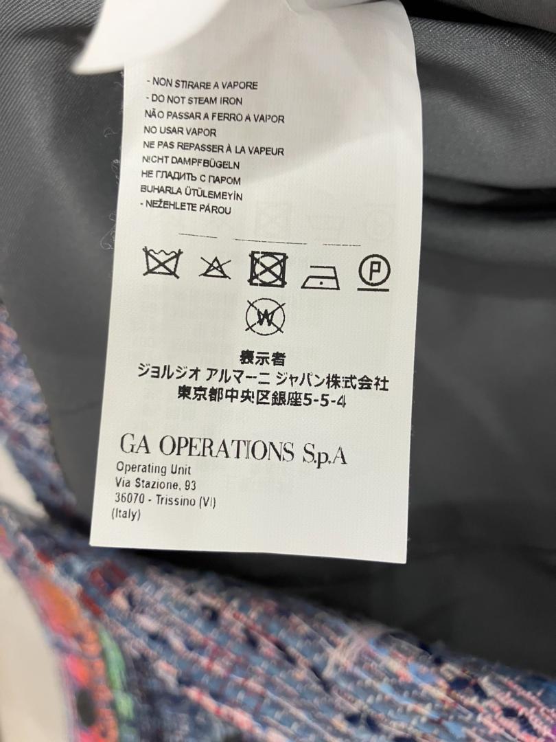 極美品！！　エンポリオアルマーニ　ツイード　テーラードジャケット　サイズ40