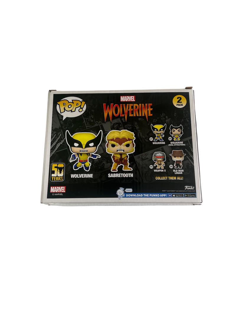 マーベルウルヴァリン50周年記念 ウルヴァリンとセイバートゥース 2個パック限定