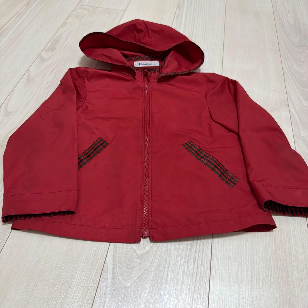 ファミリア 赤色 アウター