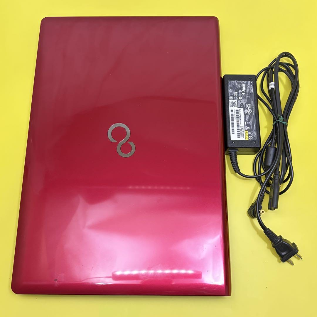 【Office2021付】メモリ８GB！ 富士通★Win11★SSDノートPC