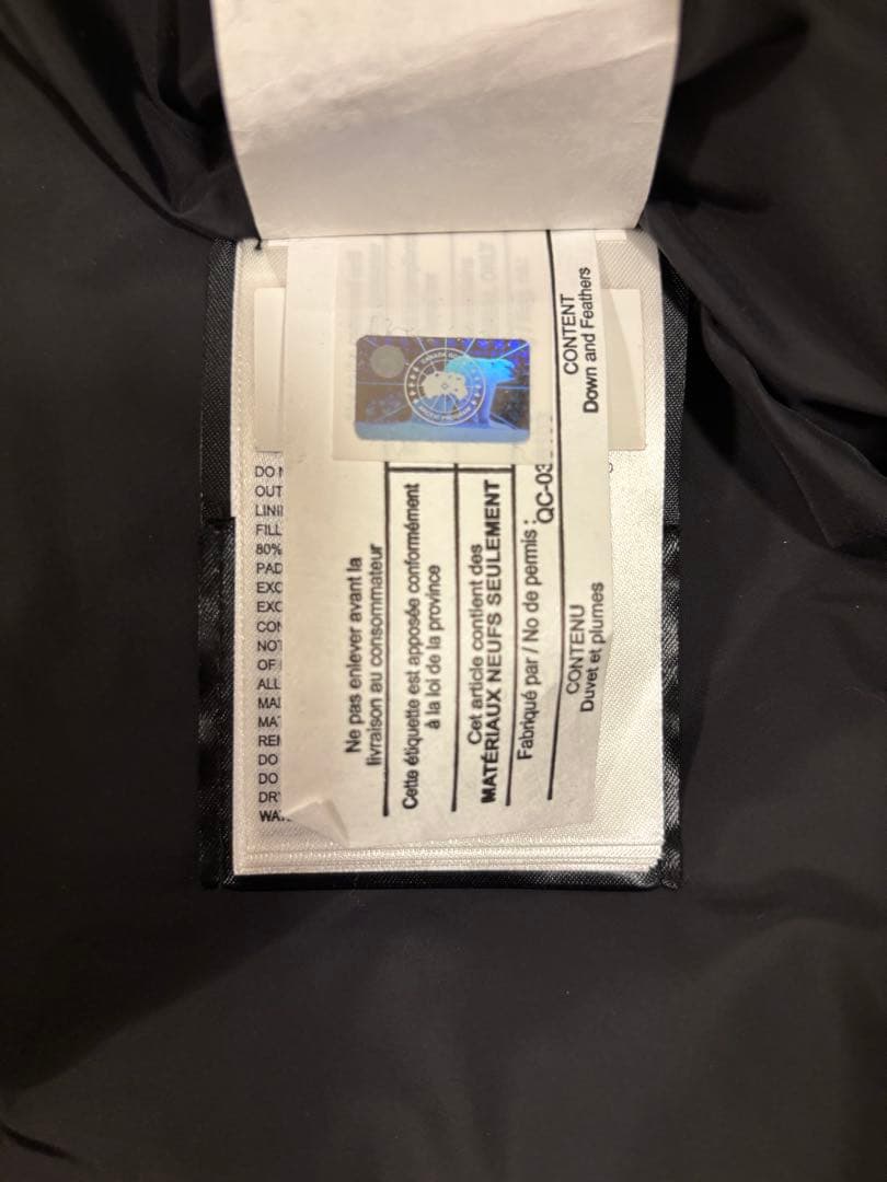 Canada Goose ダウンジャケット ブラックS/P Canada Goose ダウンジャケット ブラックS/P