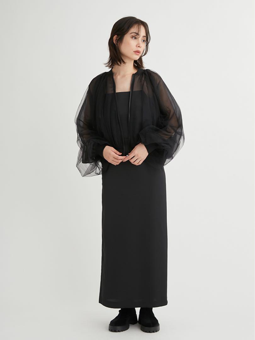 新品　emmi シアーボリュームブルゾン