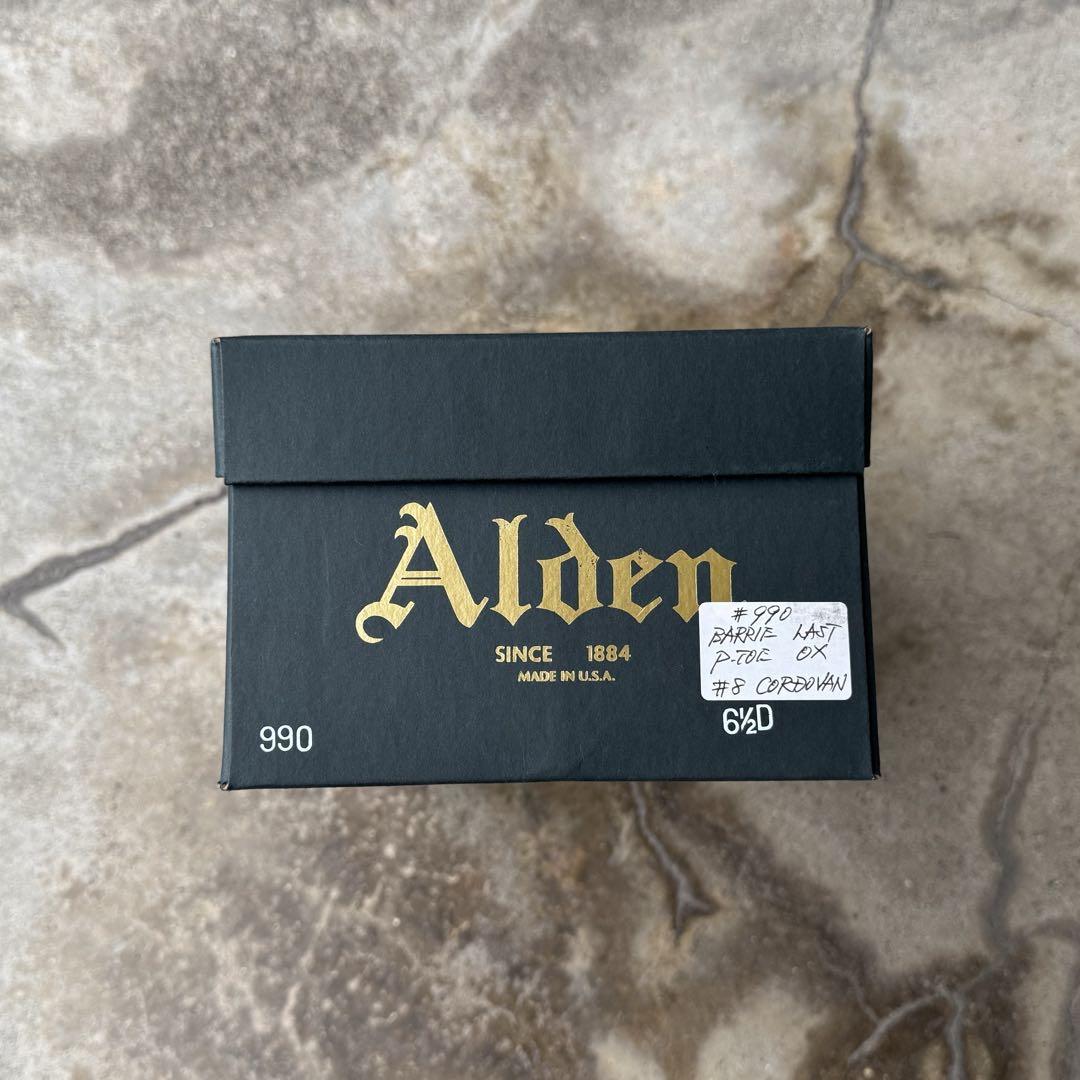 ALDEN 990 オールデン バーガンディコードバン 6hD