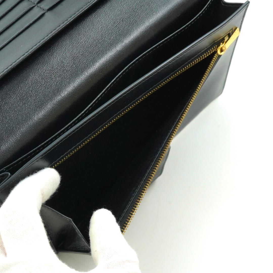 ✨新品未使用✨　CELINE ミニ財布　ストラップ　カーフスキン　折り財布