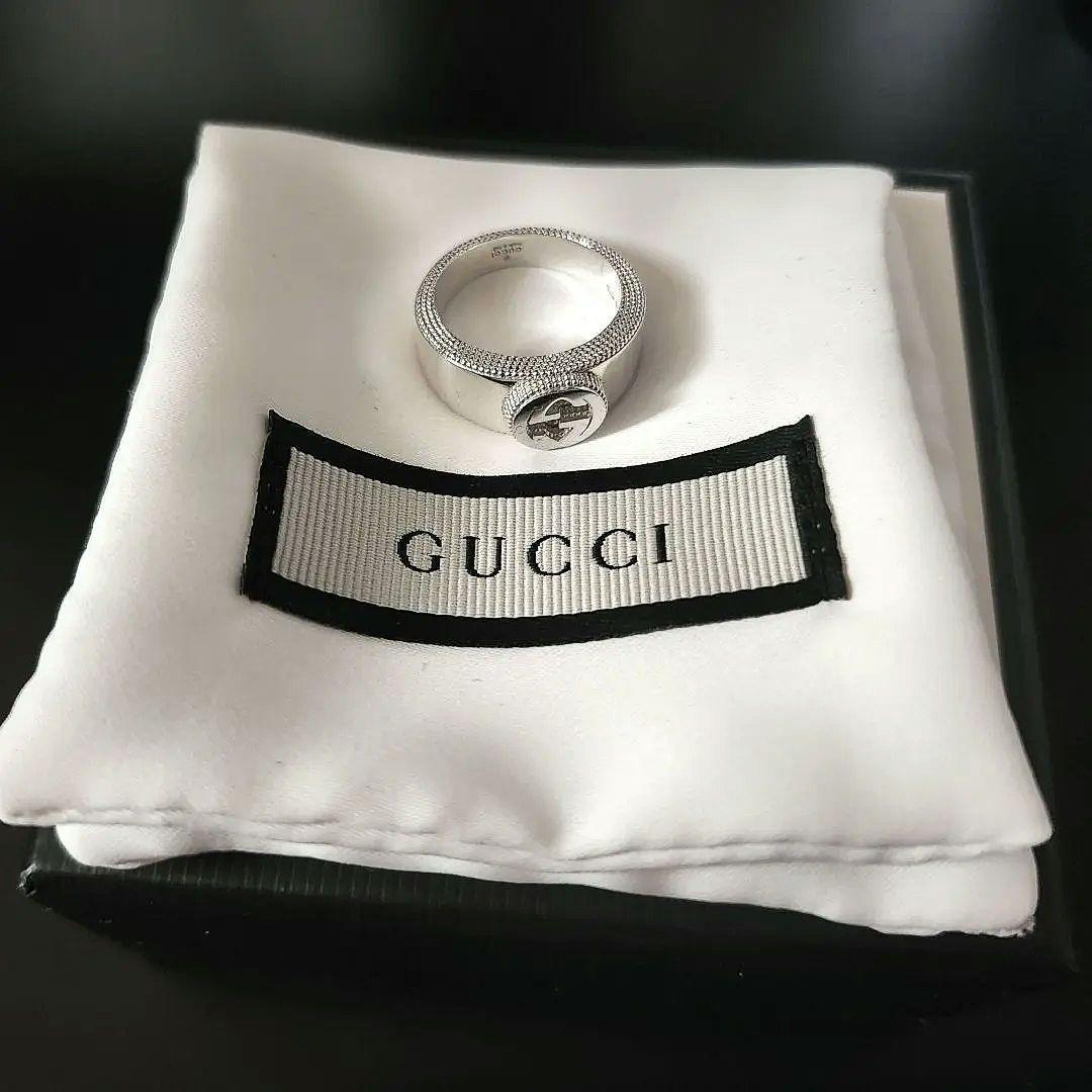 美品 GUCCI 指輪 インターロッキングリング 14号 - メルカリ