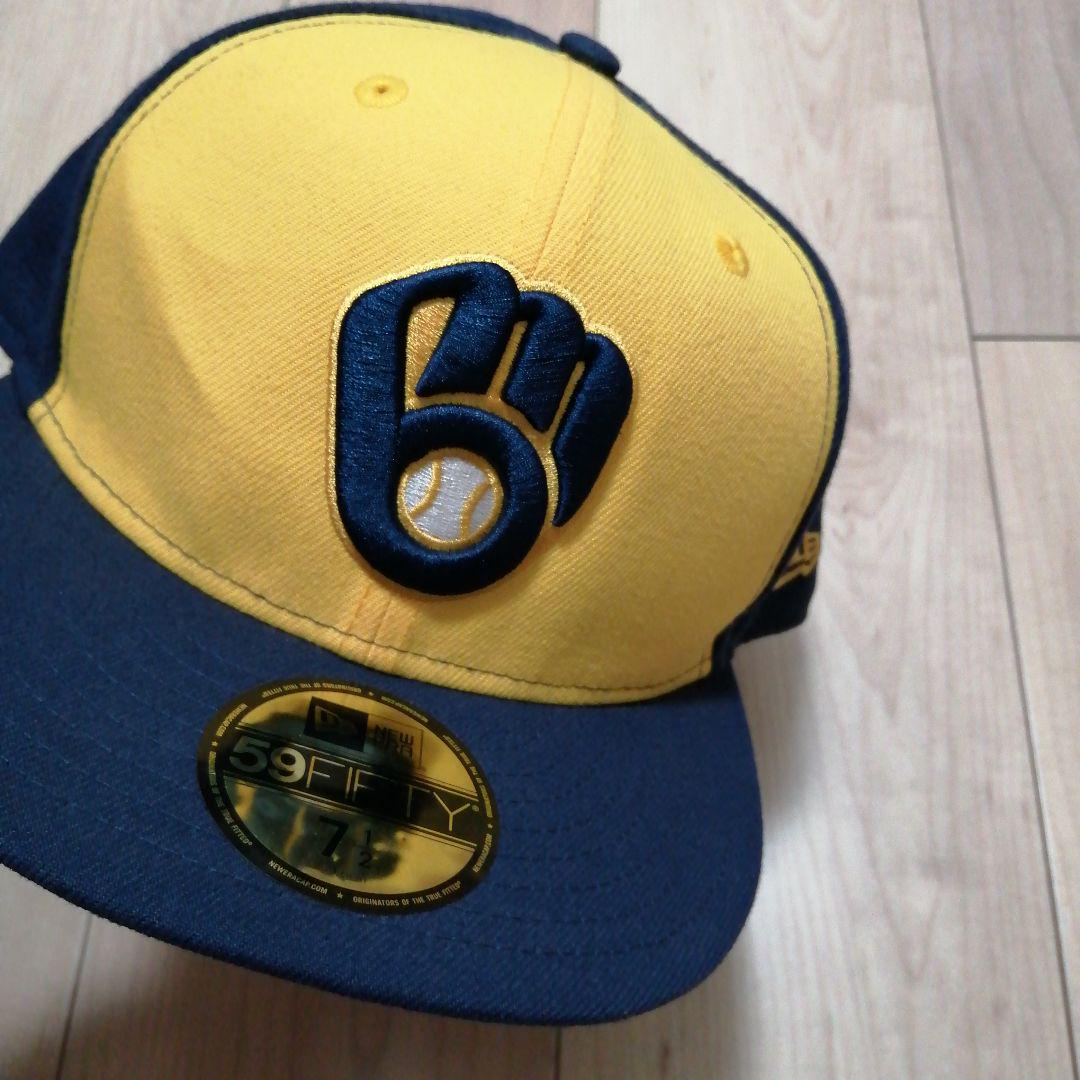 【美品】MLB ミルウォーキー・ブルワーズキャップ