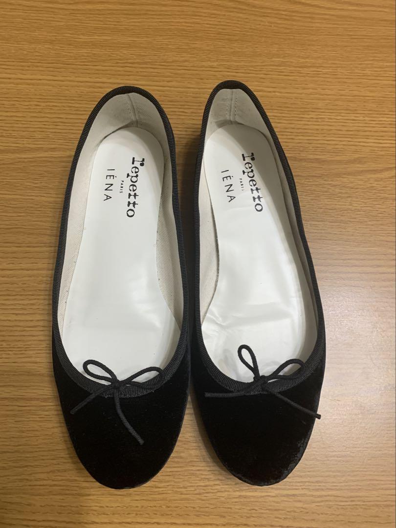 Repetto IENA 限定　バレエシューズ　ベロア　38 希少