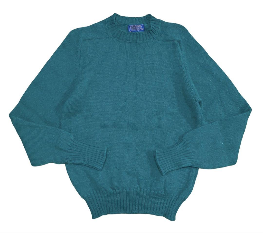 60s pendleton Knit 緑 グリーン