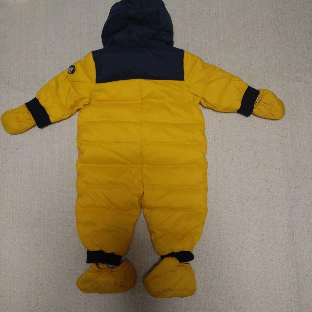美品　プチバトー　ダウンカバーオール　12m ジャンプスーツ　アウター