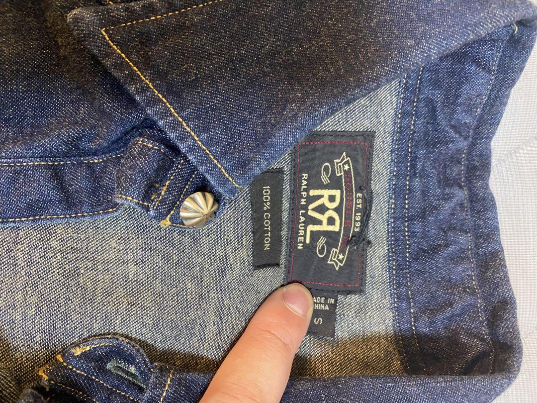 RRL デニムシャツ 長袖 100%コットン