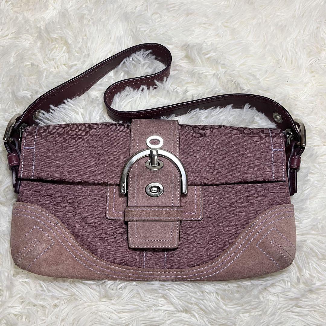 COACH ワンショルダー ソーホー3628 保存袋付き 美品】COACH 3628 ワンショルダー ソーホー キャンバス シグネチャー