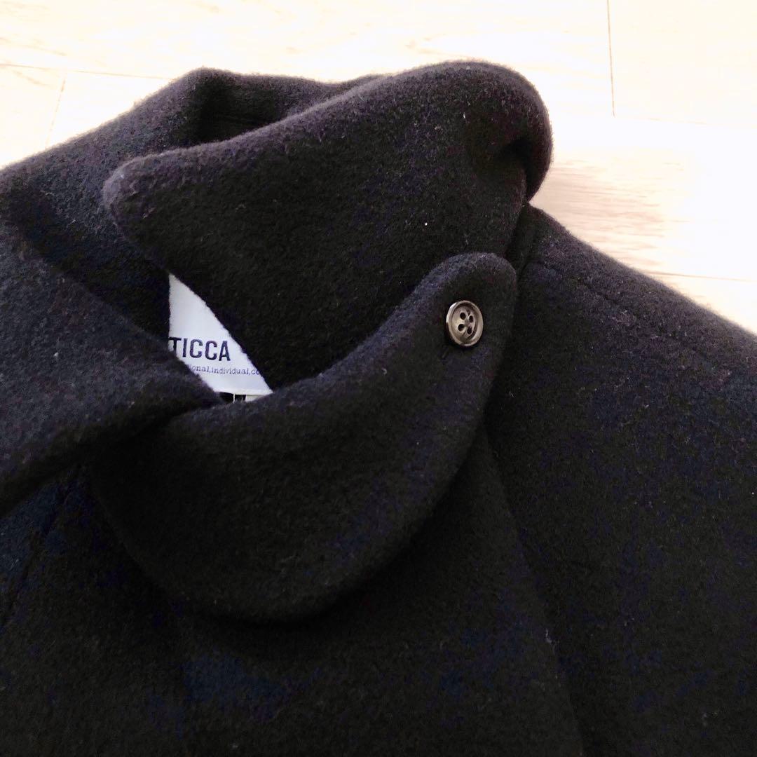 TICCA ティッカ テントコート 24年製 オーバーサイズ ブラック TICCA ティッカ テントコート 24年製 オーバーサイズ ブラック