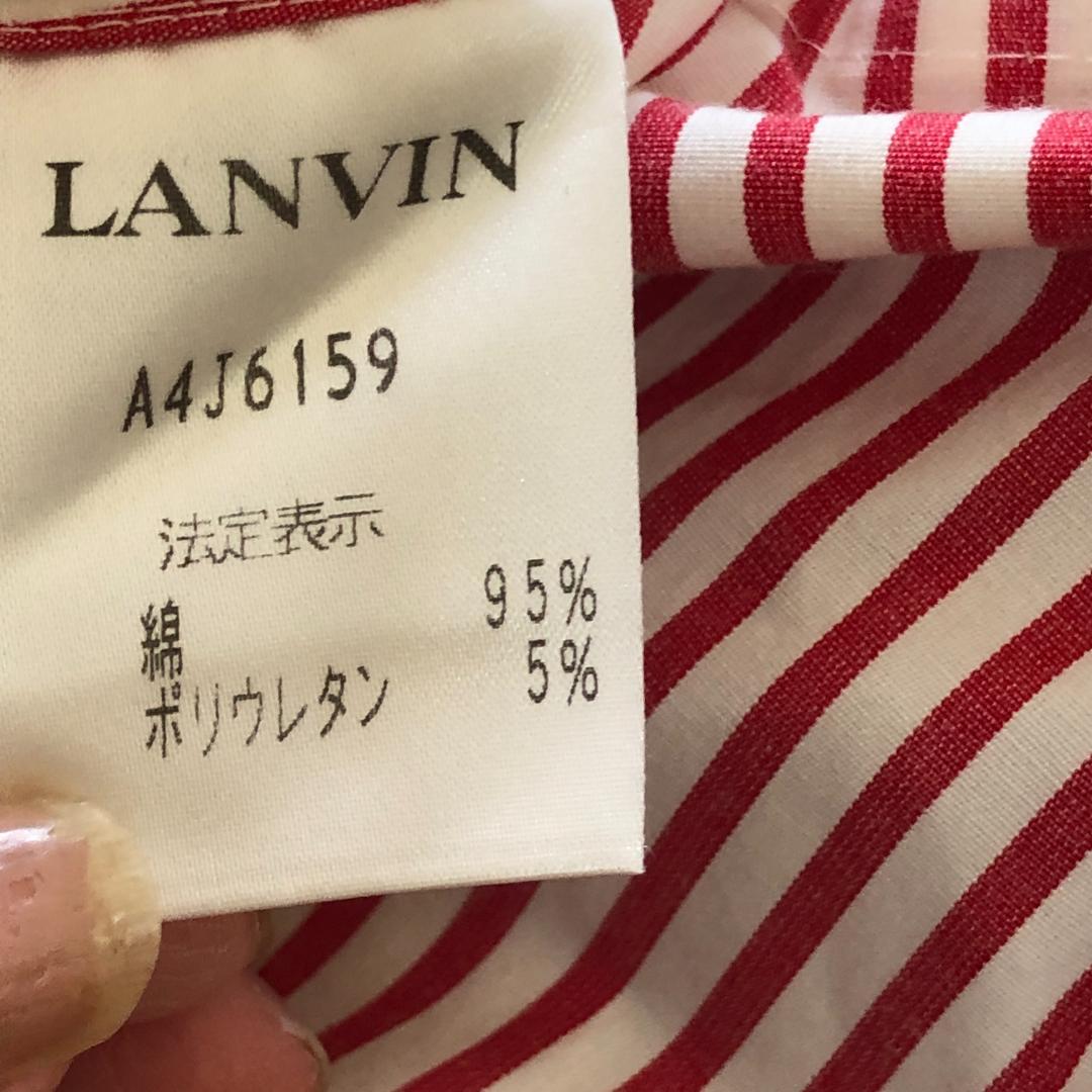 LANVIN - LANVIN ランバン ストライプ柄 シャツジャケット B1135