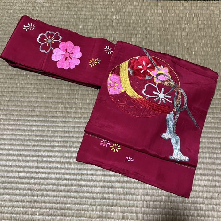 アンティーク 昼夜帯 まとめ売り CWFUV-m34889736506 刺繍 名古屋帯 超特価即納