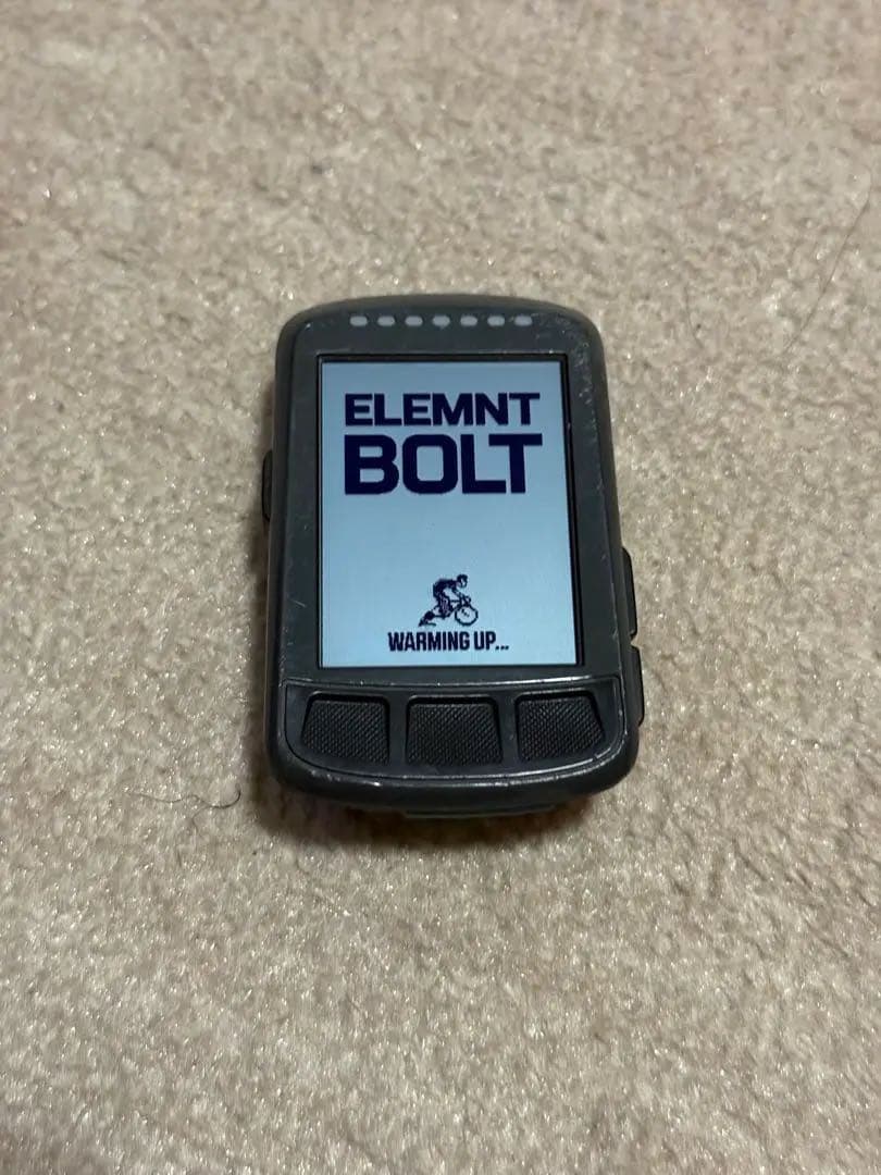 Wahoo ELEMNT BOLT サイクリングコンピューター 本体WAHOO BRIGHTFACE_UK