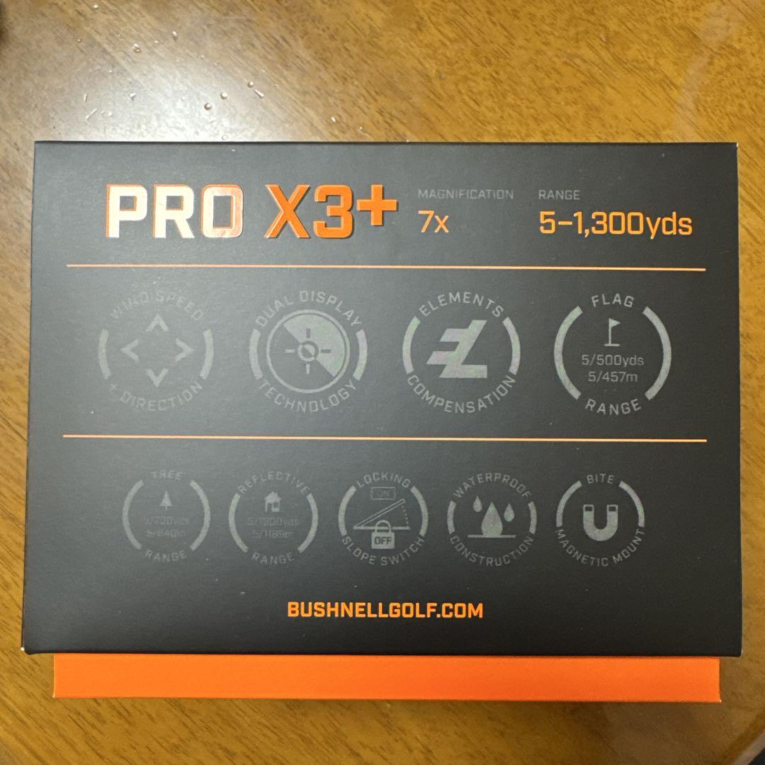 Bushnell PRO X3+ ゴルフ用距離計