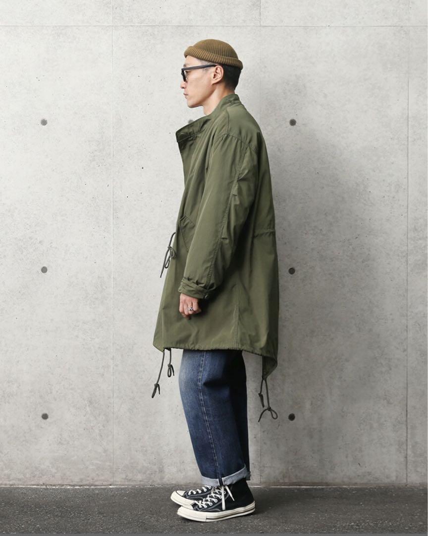 【美品】ヒューストン　フィッシュテール M-65 モッズコート オリーブ　M
