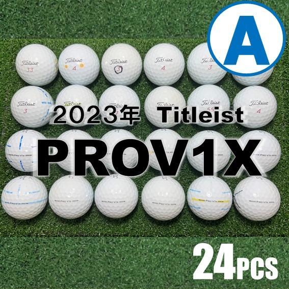 【A41】 Titleist PROV1X白 2023年 ロストボール 24球