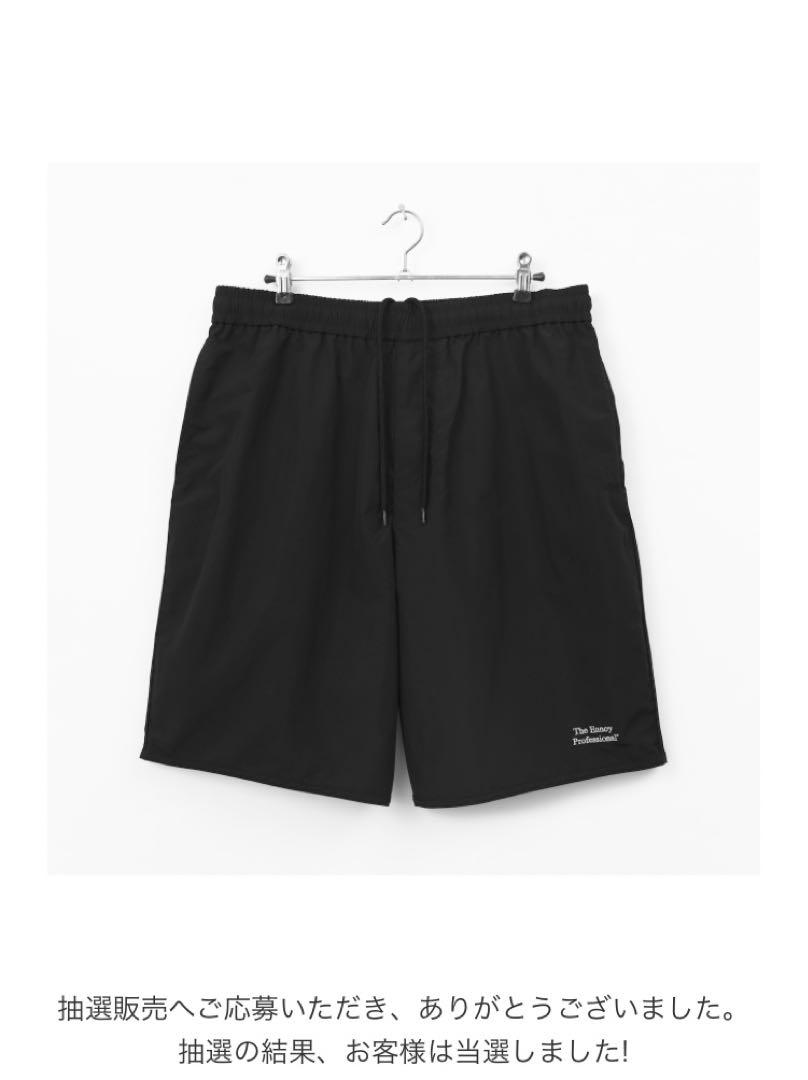 ENNOY NYLON EASY SHORTS （BLACK）