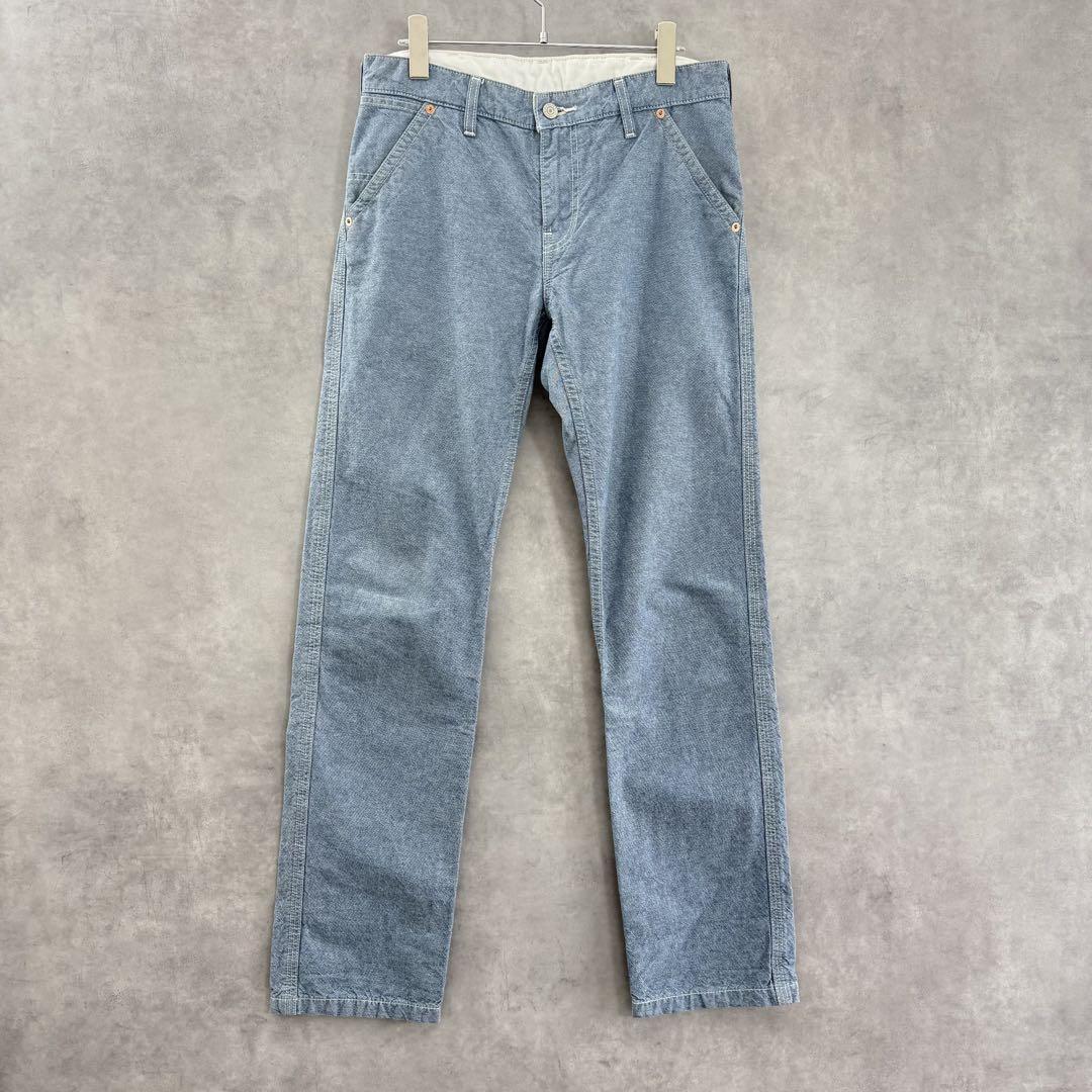 Levi's リーバイス ダンガリーイージーパンツ M相当 インディゴブルー