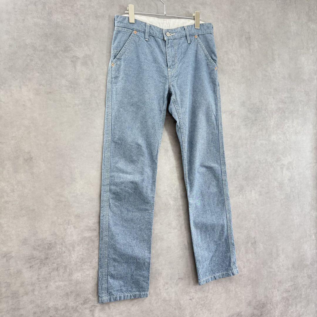 Levi's リーバイス ダンガリーイージーパンツ M相当 インディゴブルー