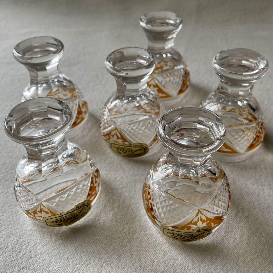 ＼創業150年の未使用ヴィンテージ／Juliaのクリスタルショットグラス