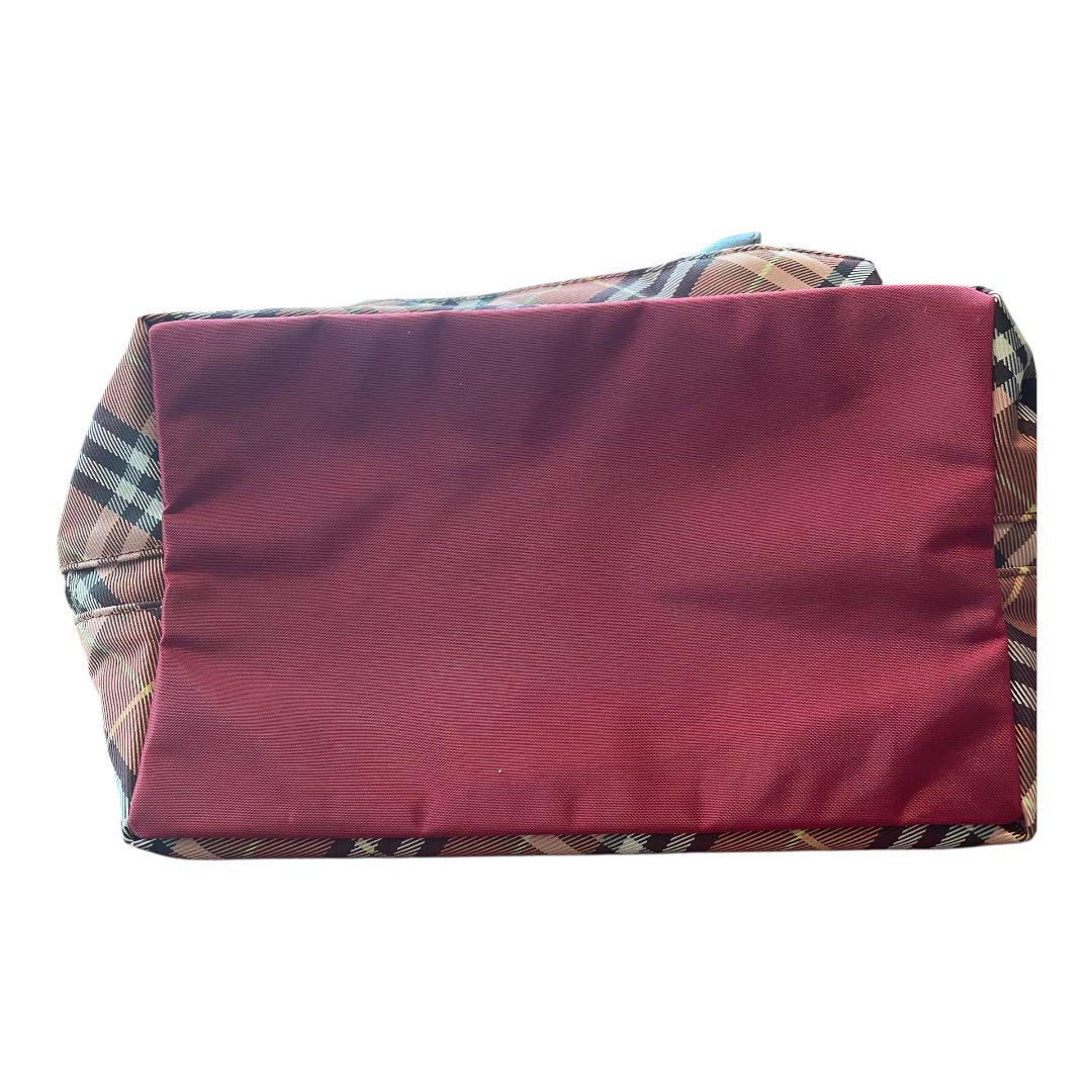 美品　BURBERRY Blue Label ノバチェック　ハンドバッグ　ピンク 美品 BURBERRY Blue Label ノバチェック ハンドバッグ ピンク