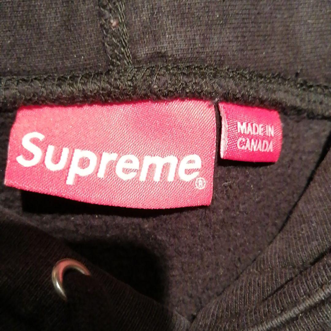 ・ブランド S SUPREMEフード刺繍パーカー ブラックアイパッチ BPmHd-m34899952419 logo パイル ⊲しなきゃ