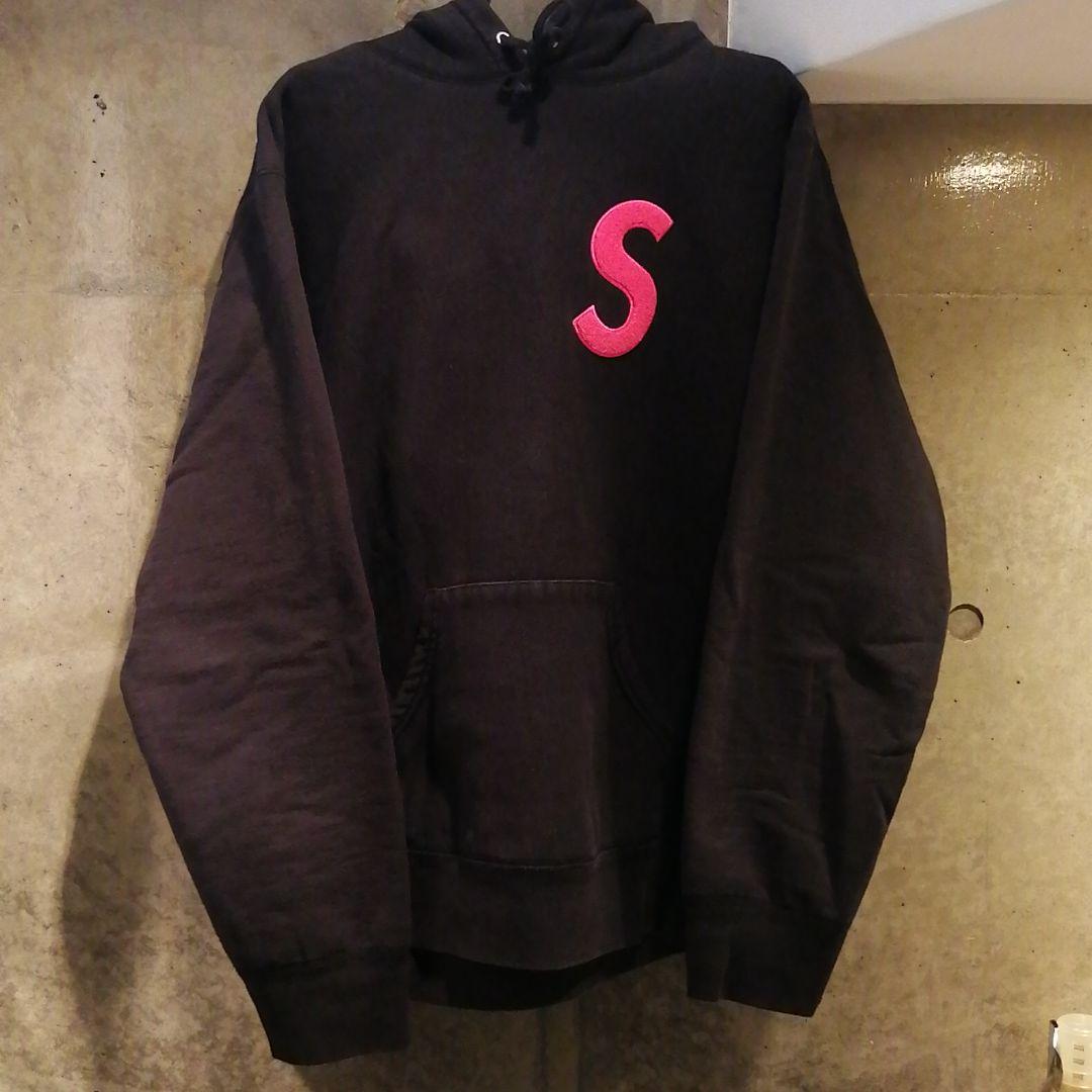 ・ブランド S SUPREMEフード刺繍パーカー ブラックアイパッチ BPmHd-m34899952419 logo パイル ⊲しなきゃ